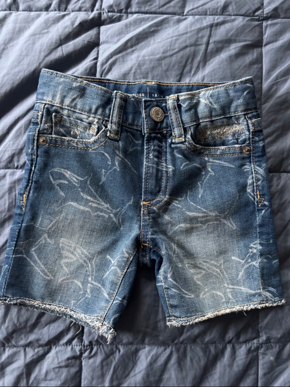 Baby Gap Denim Shorts with Shark print
